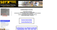 Desktop Screenshot of confined-space-courses.co.uk